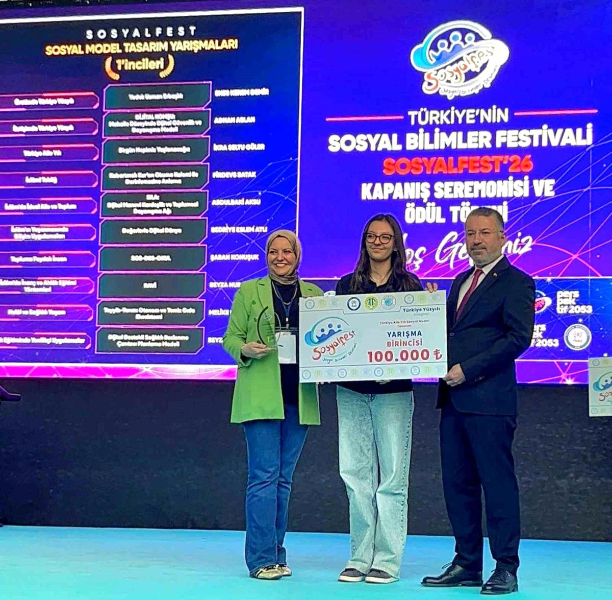 Erzurumlu Lise Öğrencisi İkra Seltu Güler, Sosyalfest 2026’da Türkiye Birincisi Oldu