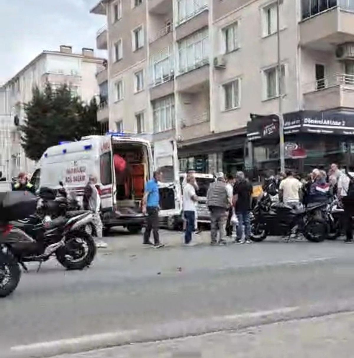 Lüleburgaz'da motosikletin çarptığı yaya yaralandı
