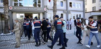 Muğla merkezli 'Daltonlar' suç örgütü operasyonunda gözaltına alınan zanlılardan 10'u tutuklandı