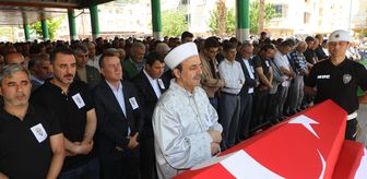 Nizip'te kanser nedeniyle vefat eden polis memuru Kalkan toprağa verildi