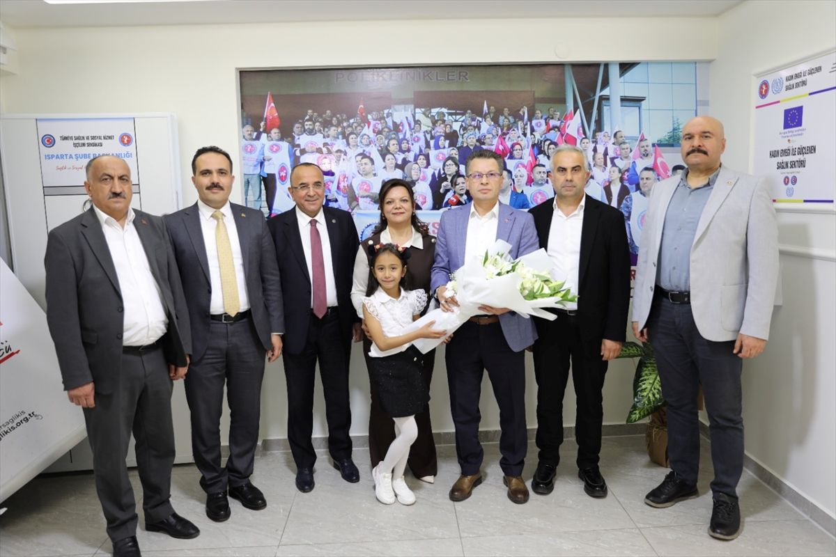 Sağlık ve Sosyal Hizmet İşçileri Sendikası Isparta şubesi açıldı