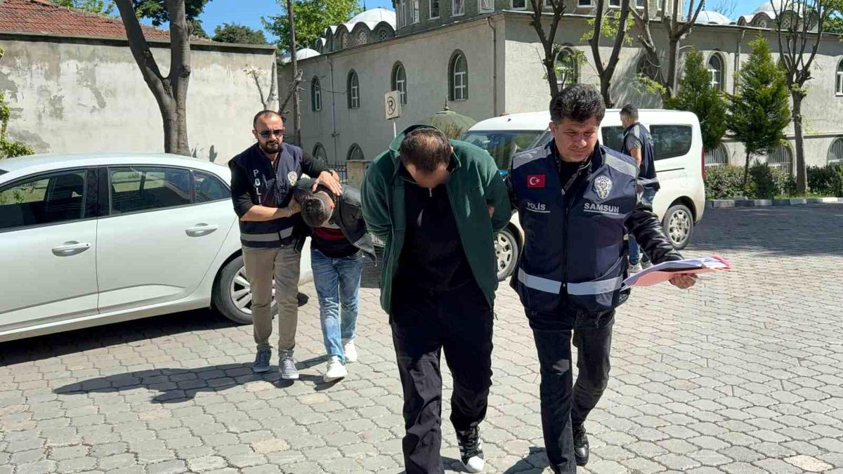 Samsun'da iş yerinden 100 bin liralık hırsızlık: 4 kişi yakalandı