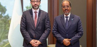 Somali Cumhurbaşkanı Mahmud, Türkiye'nin Mogadişu Büyükelçisi Aktaş'ı kabul etti