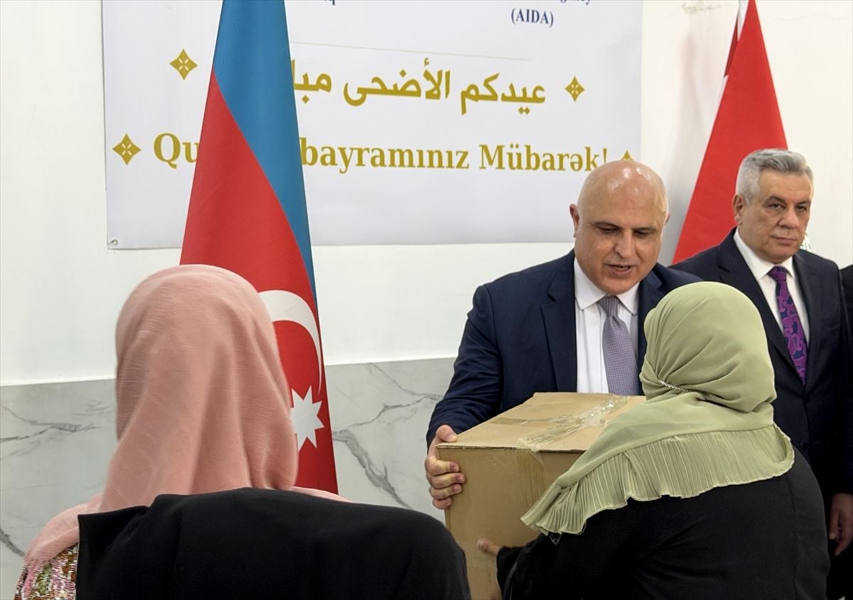 Azerbaycan Uluslararası Kalkınma Ajansından Irak'ta 150 aileye gıda yardımı