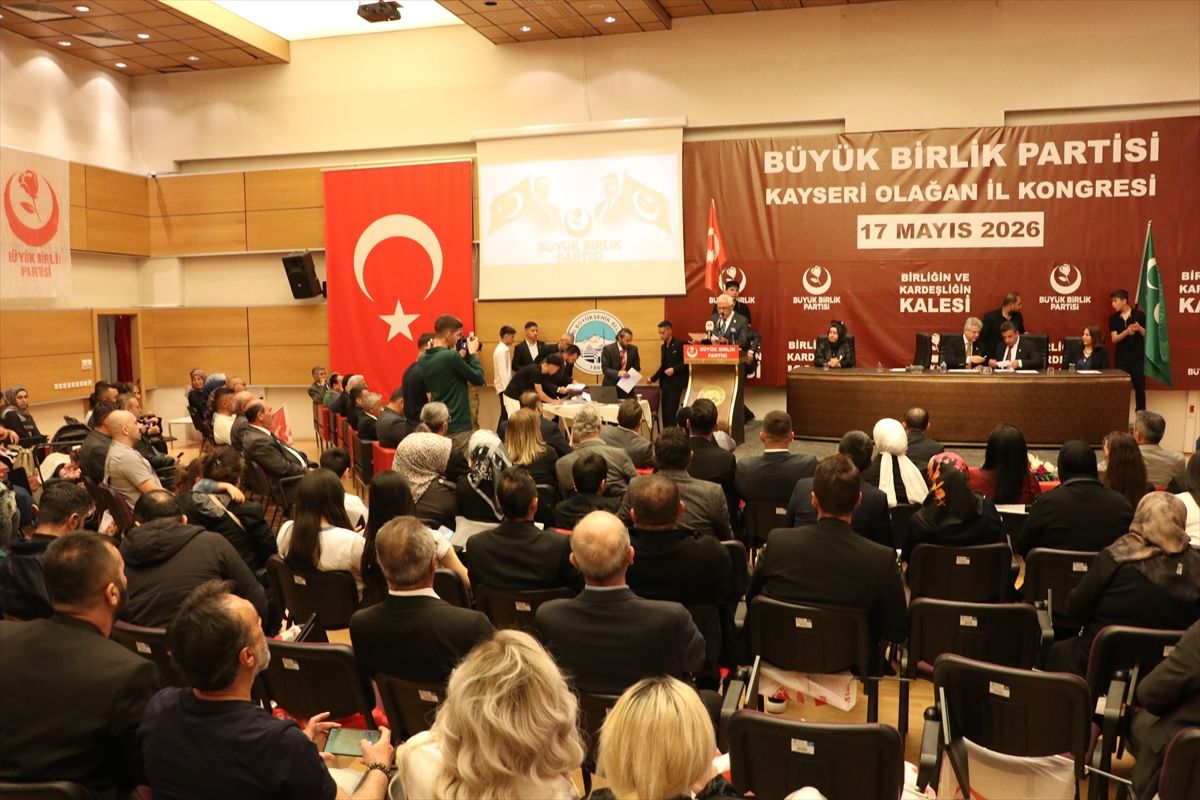 BBP Genel Başkan Yardımcısı Gürbüz Kayseri'de partisinin il kongresinde konuştu Açıklaması