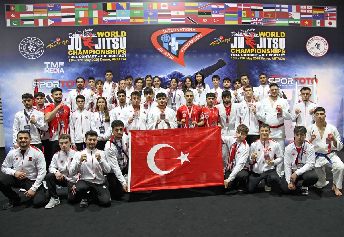 Dünya Ju Jitsu Contact Şampiyonası, Antalya'da yapıldı