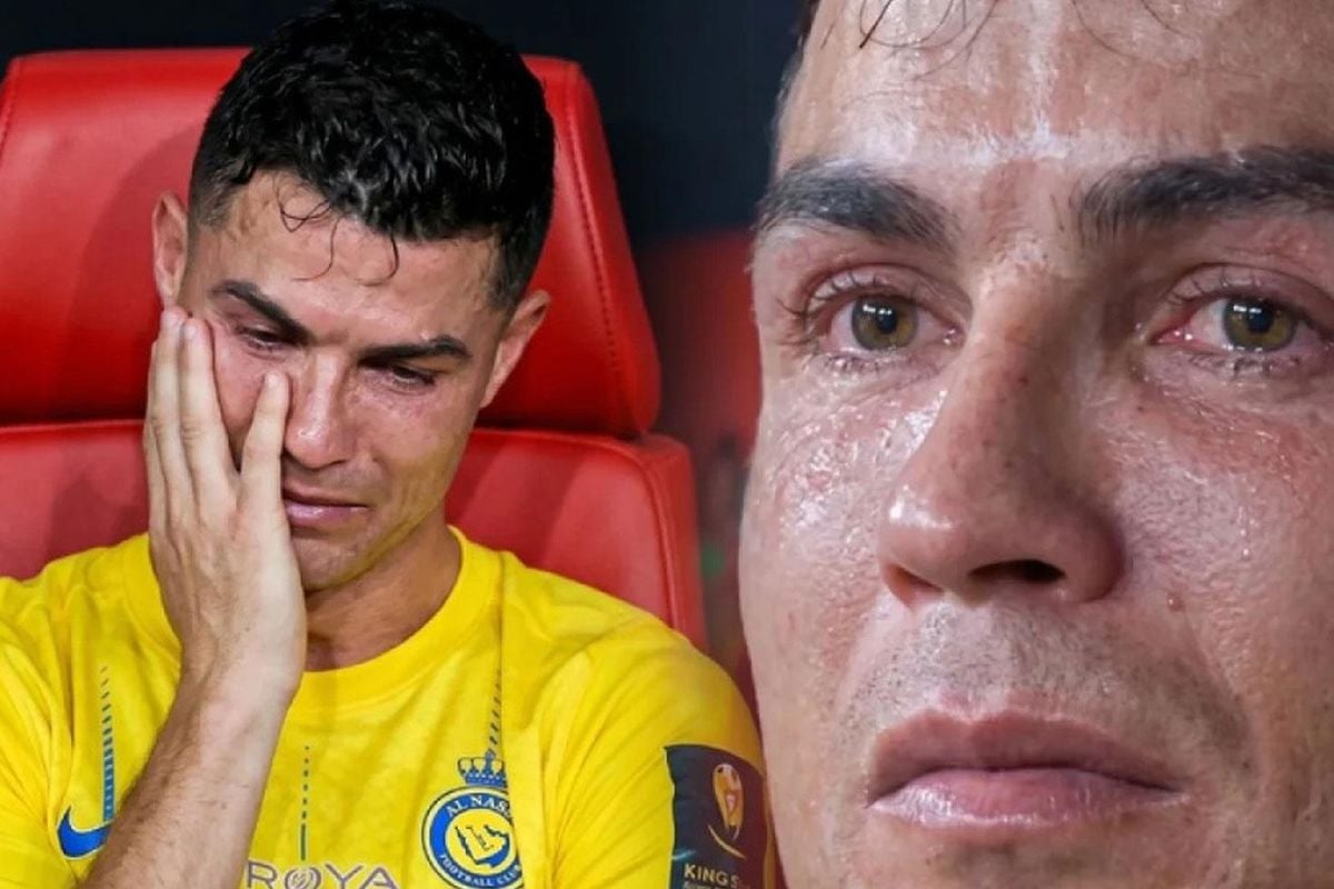 Finali kaybeden Cristiano Ronaldo, maç sonunda hüngür hüngür ağladı