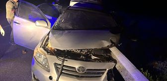 Hakkari'de otomobilin bariyere çarpması sonucu 1 kişi öldü, 3 kişi yaralandı