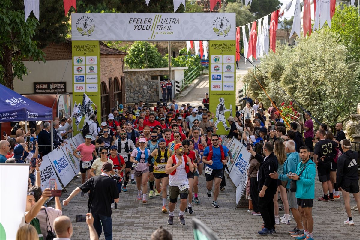 İzmir'de Efeler Yolu Ultra Trail Yarışları sona erdi