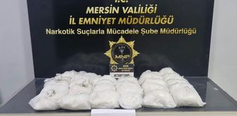 Mersin'de bir depoda 27 kilo 384 gram sentetik uyuşturucu ele geçirildi