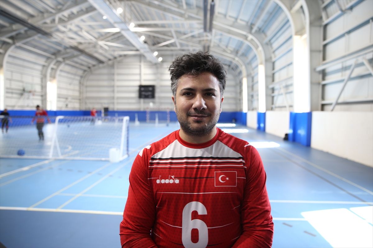 Milli golbolcü Yunus Emre'nin hedefi Çin'de yapılacak dünya şampiyonasında birincilik