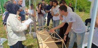 Mühendislik öğrencileri Sakarya'da 'ahşap köprü' yarışmasında buluştu
