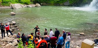 Ordu'da şelalenin göletine giren kişi boğuldu