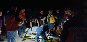 Sakarya'da devrilen cipteki 3 kişi yaralandı