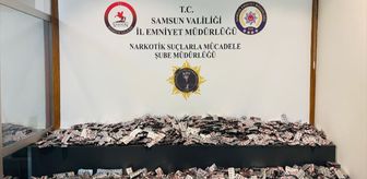 Samsun'da 33 bin 850 uyuşturucu hap ele geçirildi