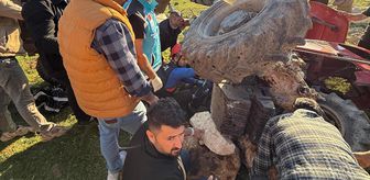 Siirt'te devrilen traktördeki 2 kişi öldü