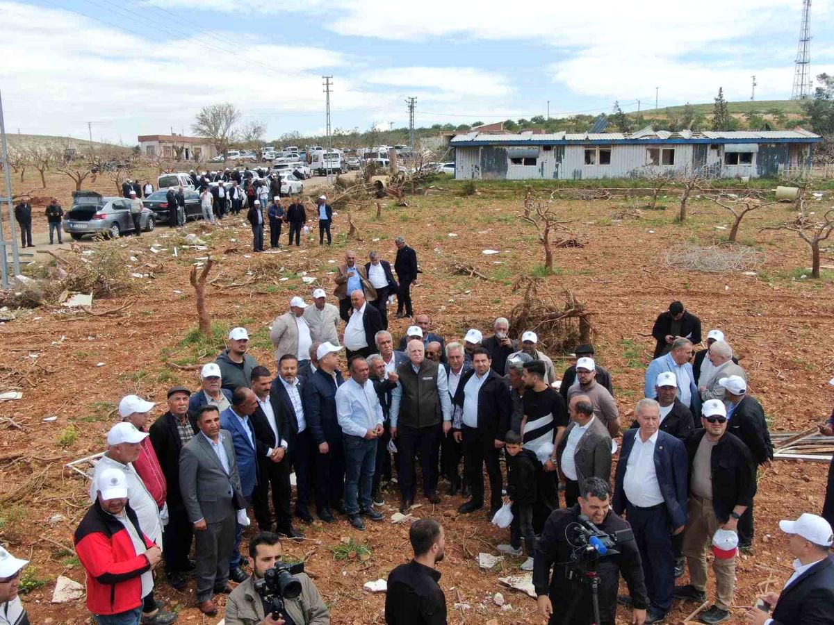 Türkiye Ziraat Odaları Birliği Genel Başkanı Bayraktar'dan zarar gören çiftçilere ziyaret