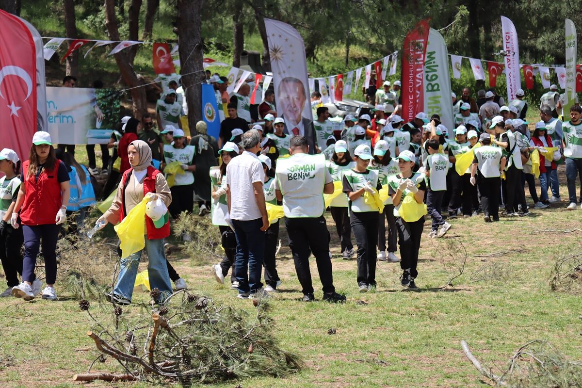 Adana ve çevre illerdeki ormanlık alanlar atıklardan arındırıldı