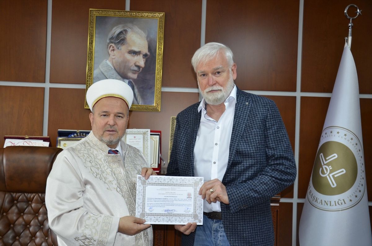 Alman Jens Peter, Nevşehir'de Müslüman olarak "Yusuf Efe" ismini aldı