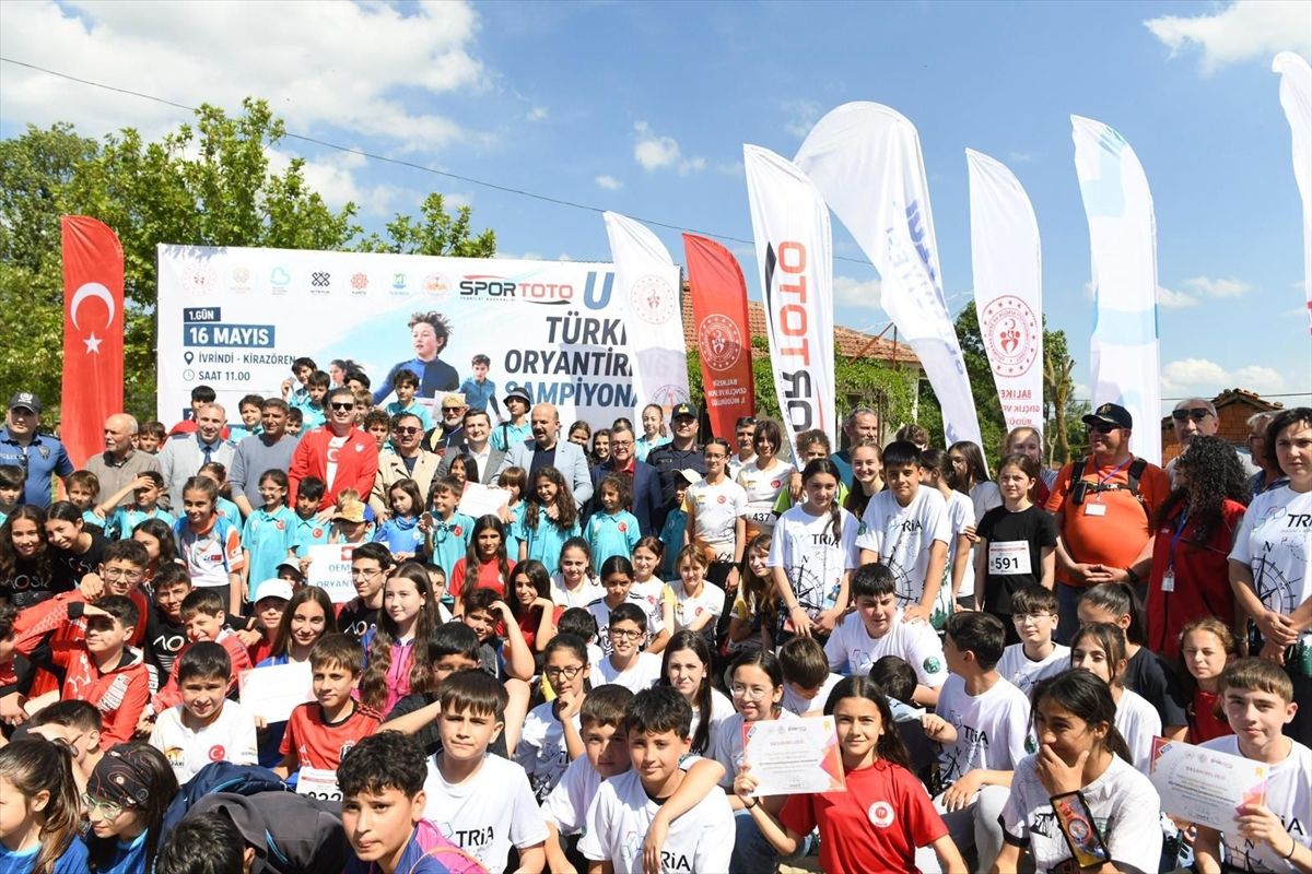 Balıkesir'de düzenlenen Türkiye 14 Yaş altı Oryantiring Şampiyonası sona erdi