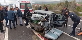 Çankırı'da panelvanın park halindeki otomobile çarpması sonucu 3 kişi öldü, 5 kişi yaralandı
