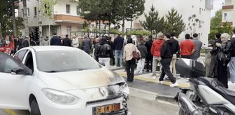 Çorum'da kameriyede çıkan yangın park halindeki 2 araçta hasara neden oldu