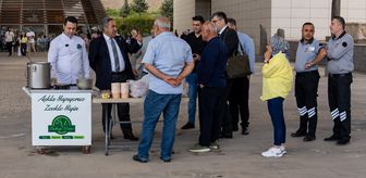 Gastronomi kenti Gaziantep'te, Müzeler Haftası kapsamında ziyaretçilere beyran ikram edildi