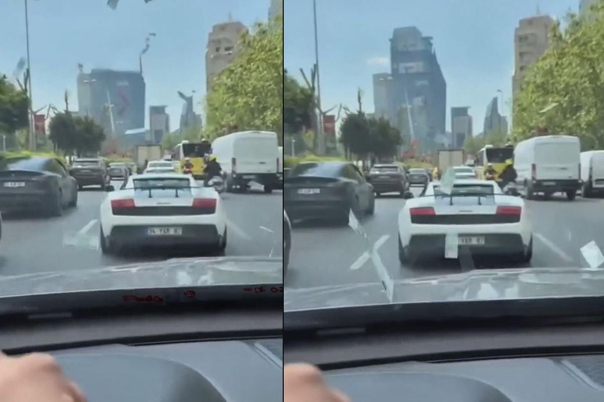 Görüntü İstanbul'dan! Lüks araçtan etrafa balya balya euro saçtı