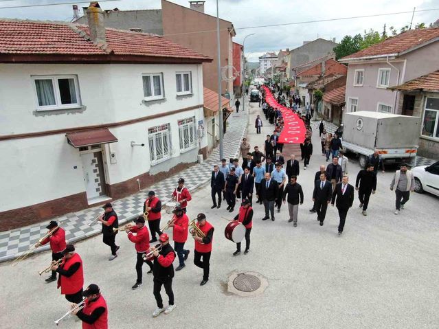 İnönü'de 107. Yıl Gençlik Yürüyüşü düzenlendi
