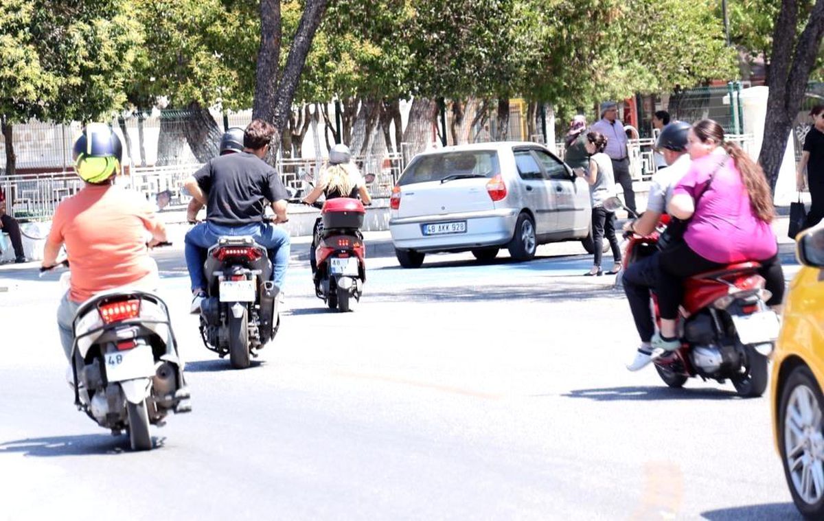 Muğla'da 4 kişiden birisi motosiklet sahibi