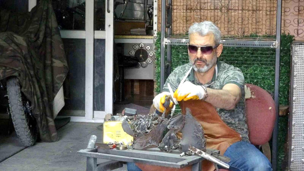 Muğla'da atıklardan sanat doğuyor