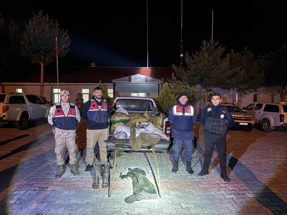 Muradiye'de 630 kilo inci kefali ele geçirildi