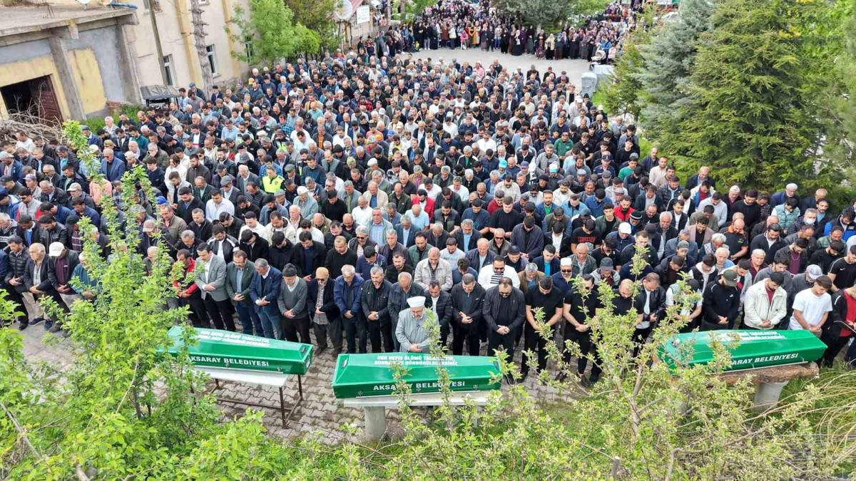 Su kuyusundaki temizlik faciasında ölen 3 kişi son yolculuğuna uğurlandı