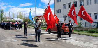 Ulaş'ta 'Bayrak Yürüyüşü' düzenlendi