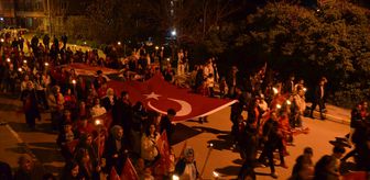 Çankırı'da fener alayı düzenlendi