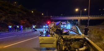 Hatay'da tıra çarpan otomobildeki 1 kişi öldü, 1 kişi yaralandı