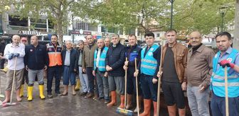 Havza Müftülüğü ve din görevlileri selzedelere destek oluyor