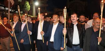 Kilis'te 19 Mayıs coşkusu fener alayıyla kutlandı