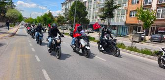 Kütahya'da 19 Mayıs Coşkusu: 100 Motosikletli Şehir Turu