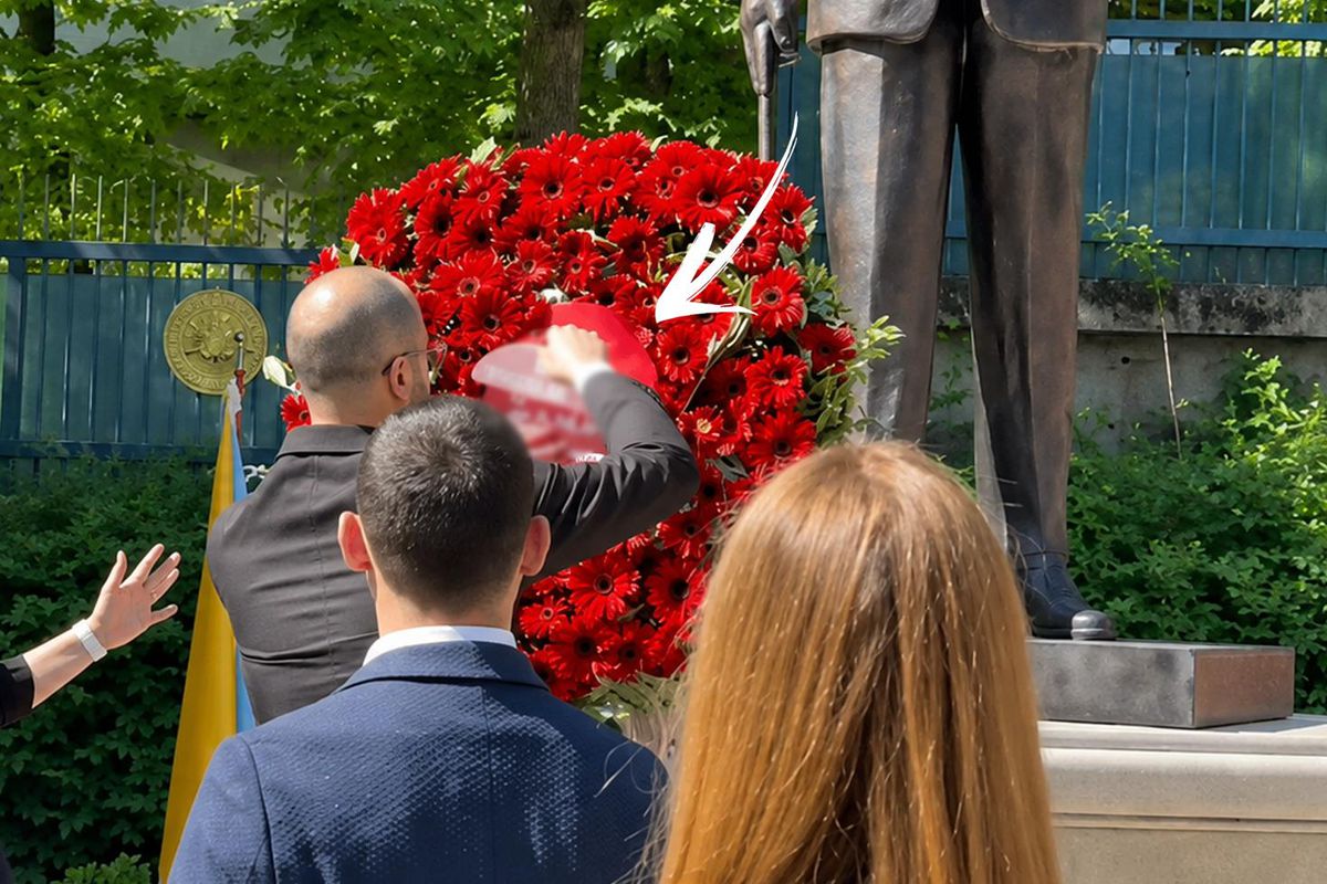 19 Mayıs töreninde çelenk gerginliği! Yazıyı kaldırınca müdahale geldi