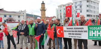 Yozgat'ta Gazze'ye Yardım Filosuna Saldırı Protesto Edildi