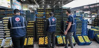 Adana'da meyve ve sebze toptancılarında denetim yapıldı
