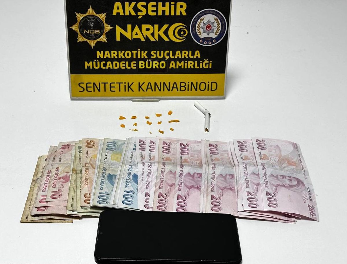 Akşehir'de uyuşturucu operasyonu