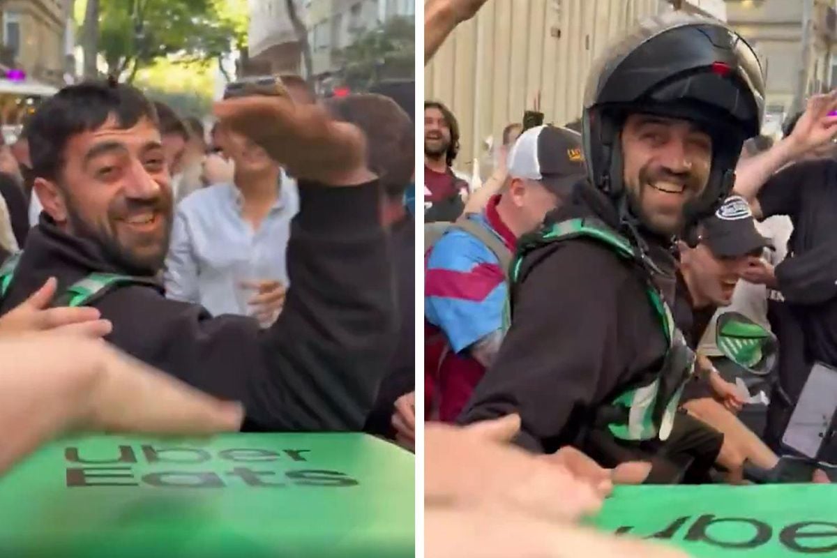 Aston Villa taraftarları, tezahürat yaptıkları kuryenin paketini çaldı