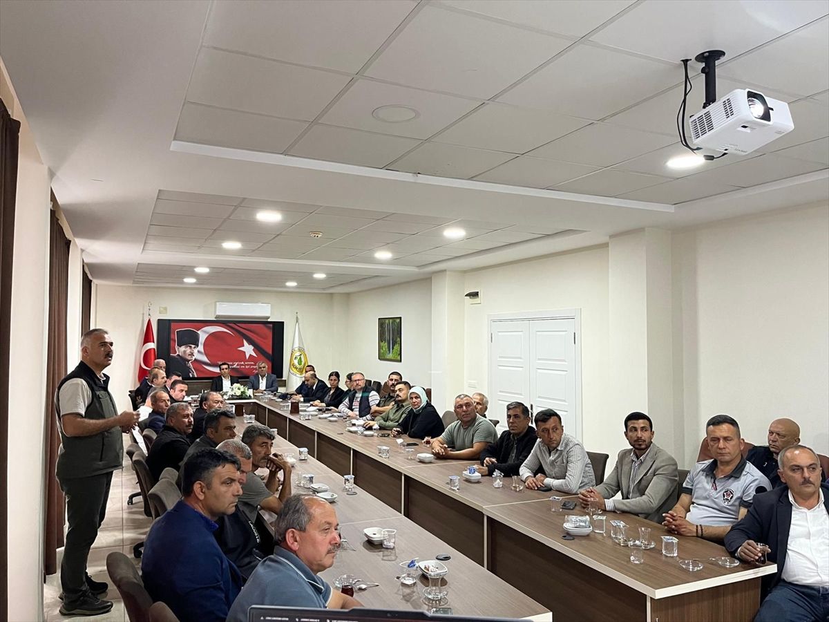 Bozyazı ilçesinde 'Orman Yangılarıyla Mücadele Toplantısı' yapıldı