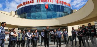 Diyarbakır'da Kurban Bayramı öncesi otogarda denetim yapıldı