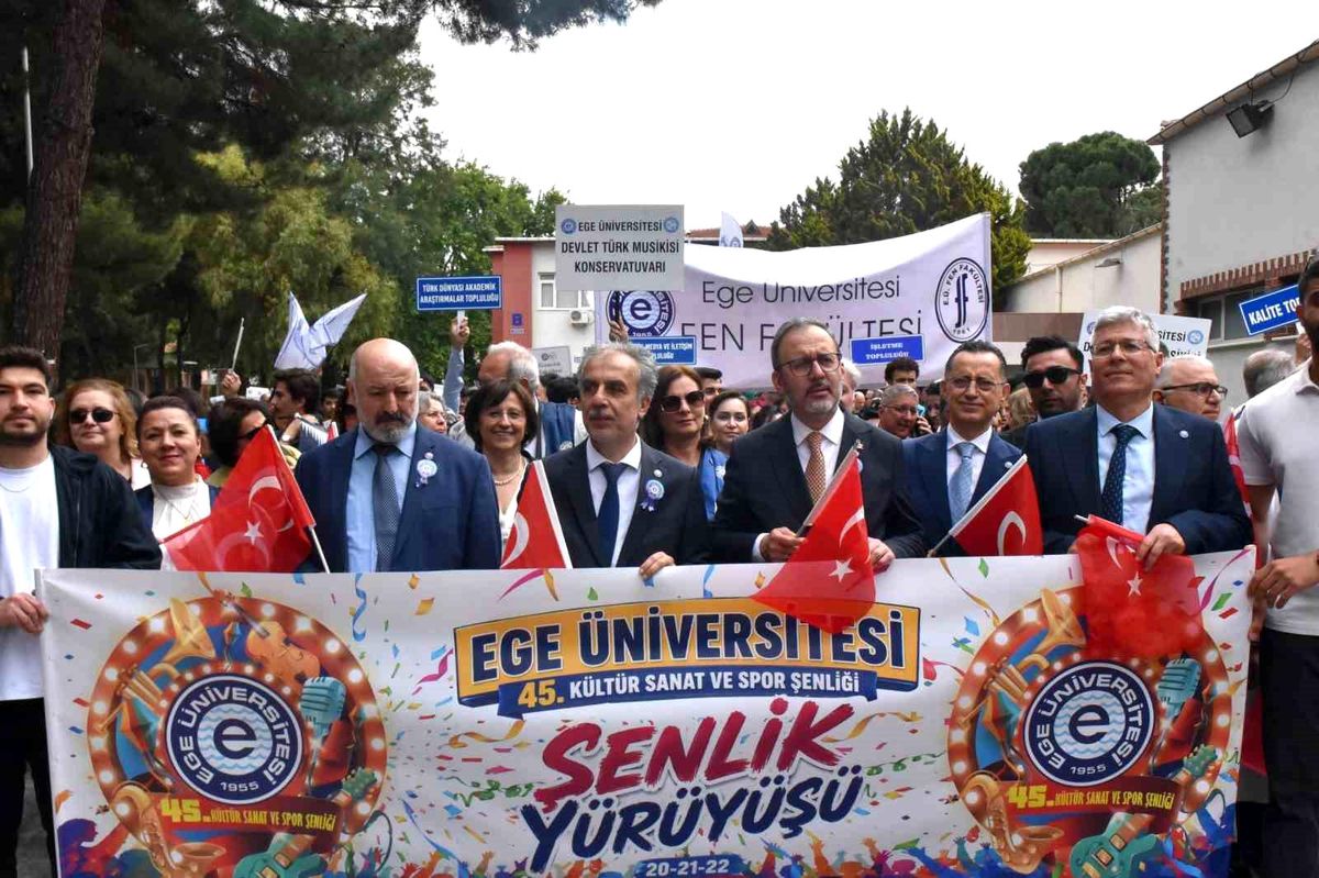 Ege Üniversitesi 71. kuruluş yıl dönümünü coşkuyla kutladı