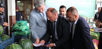 Gaziantep'te Kurban Bayramı öncesi sebze meyve halinde denetim yapıldı