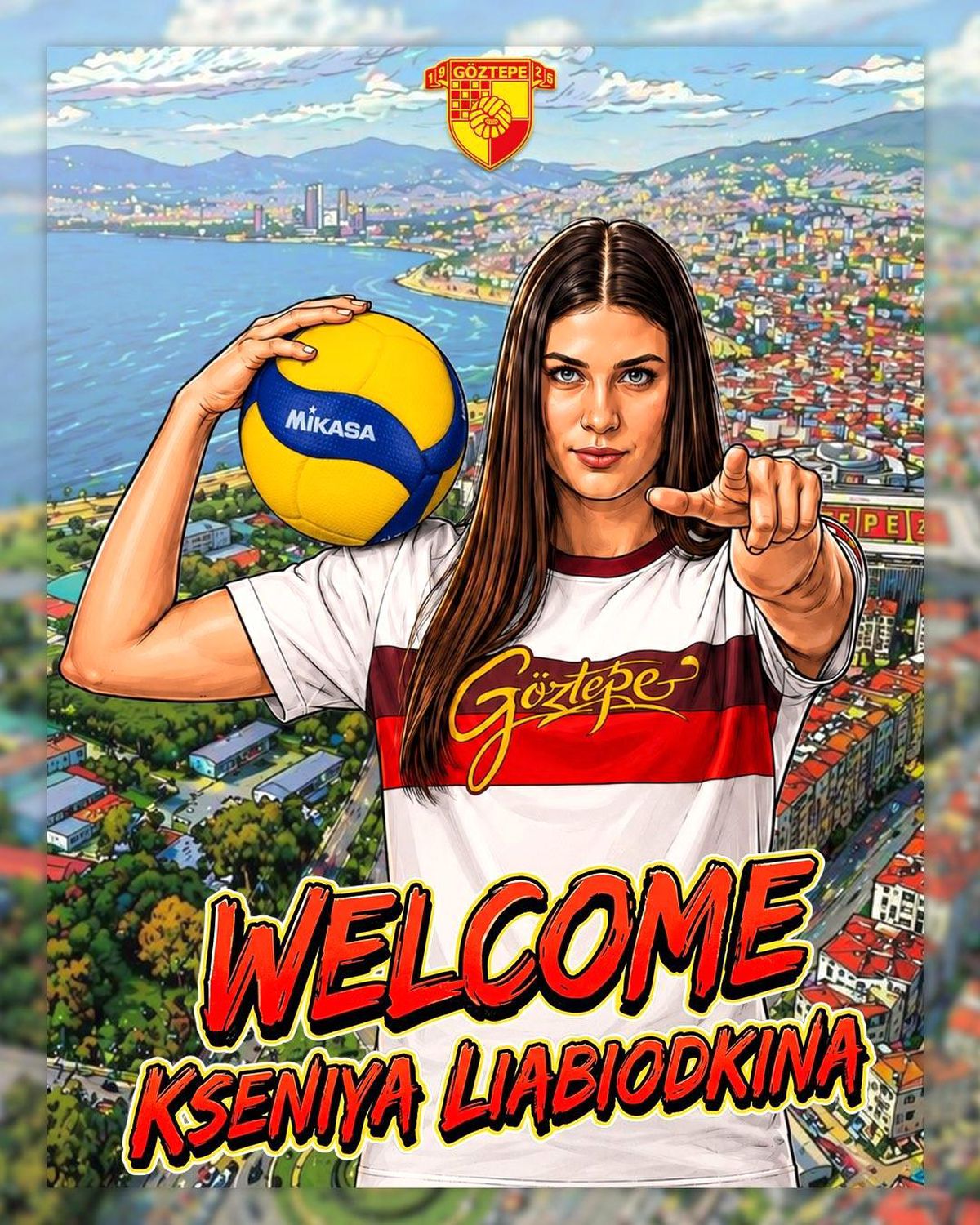 Göztepe Voleybol, Kseniya Liabiodkina'yı transfer etti
