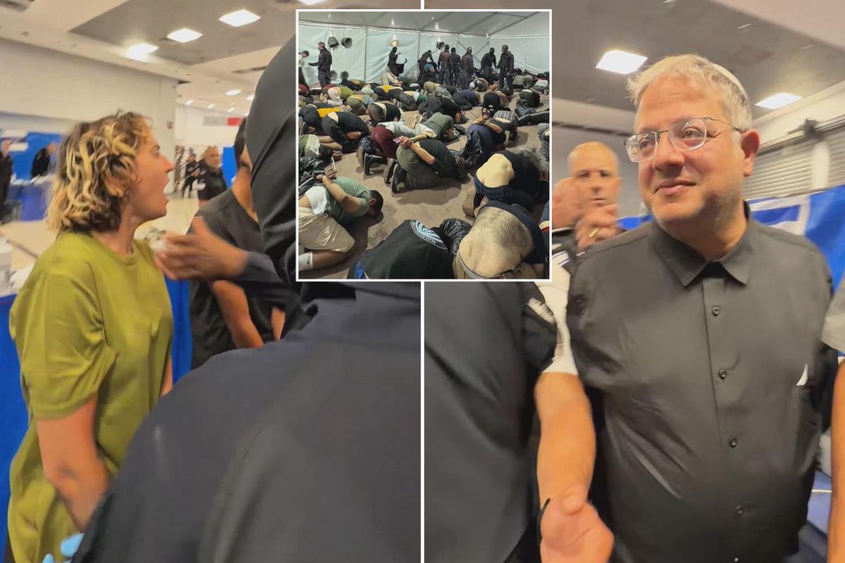 Alıkonulan Sumud aktivistlerine insanlık dışı muamele! Ben-Gvir'in yüzüne 'Özgür Filistin' diye haykırdı